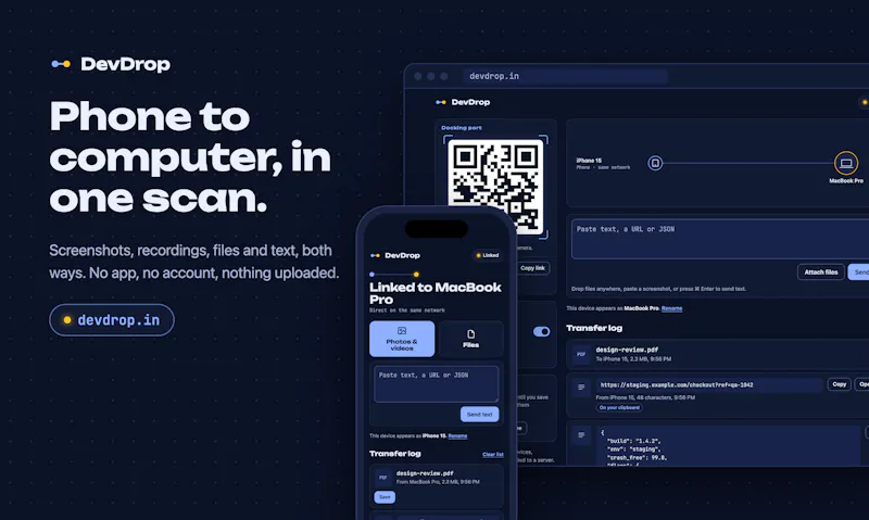 DevDrop screenshot 1
