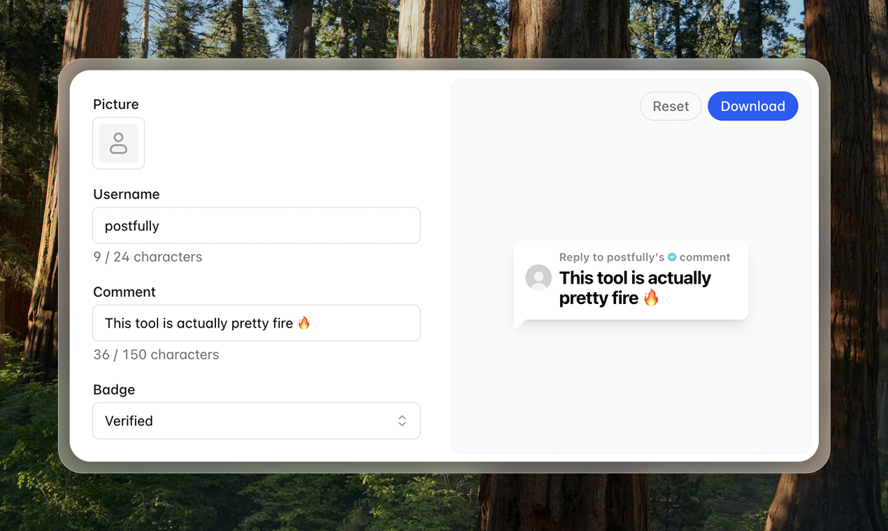 TikTok Comment Generator gallery image