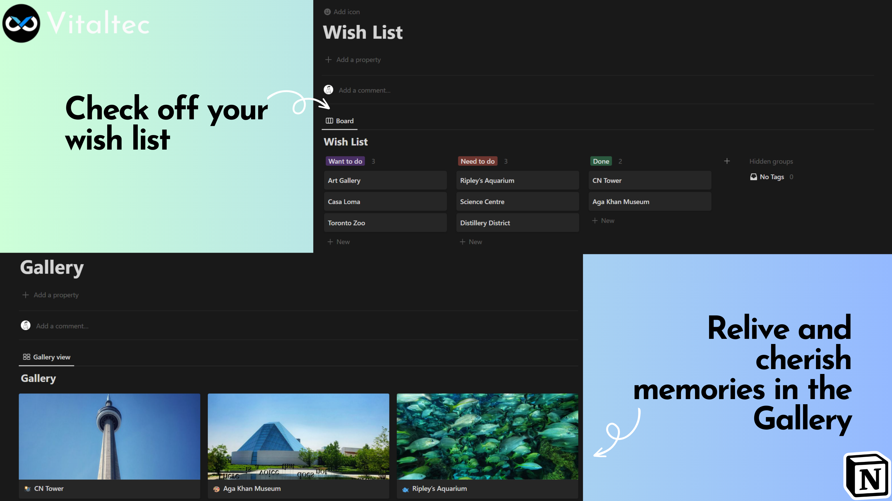 Notion Travel Planner gallery image