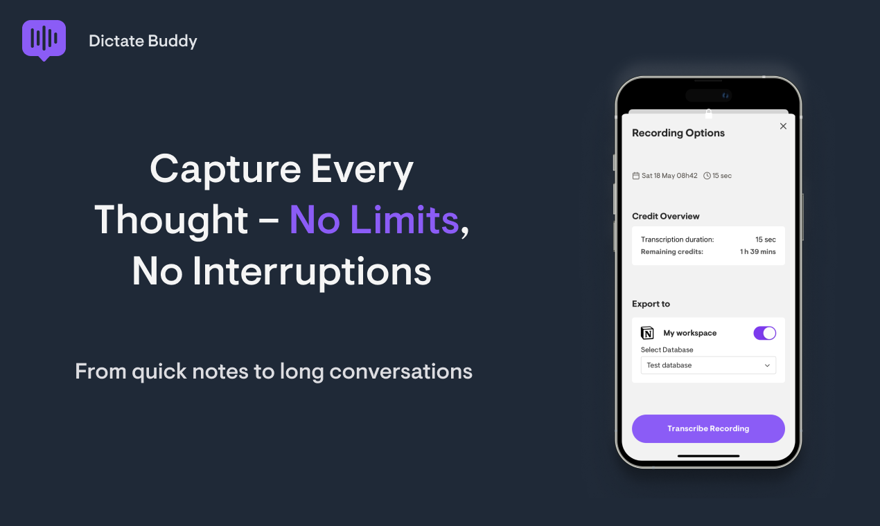 startuptile Dictate Buddy-Effortlessly convert your speech into clear written content