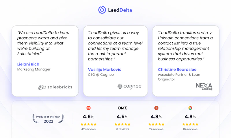 LeadDelta 5.0: AI Warm Intros + AI Inbox screenshot 7