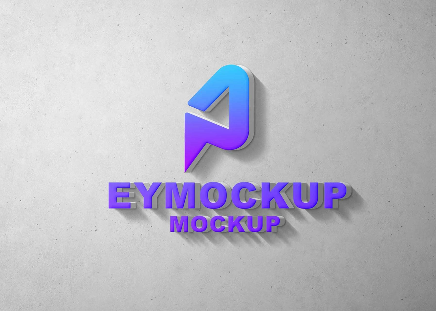 Free 3D Logo Mockup Collection gallery image