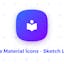 Google Material Icons - Sketch Library
