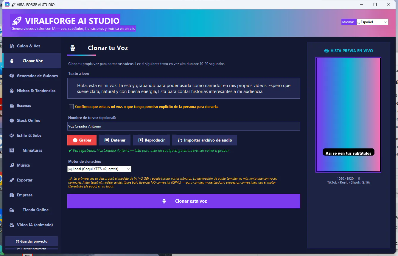 ViralForge AI Studio gallery image