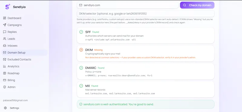 Sendlyio screenshot 5