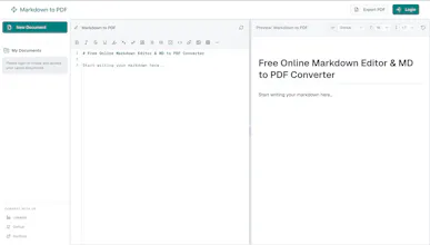 Markdown To Pdf Editor gallery image