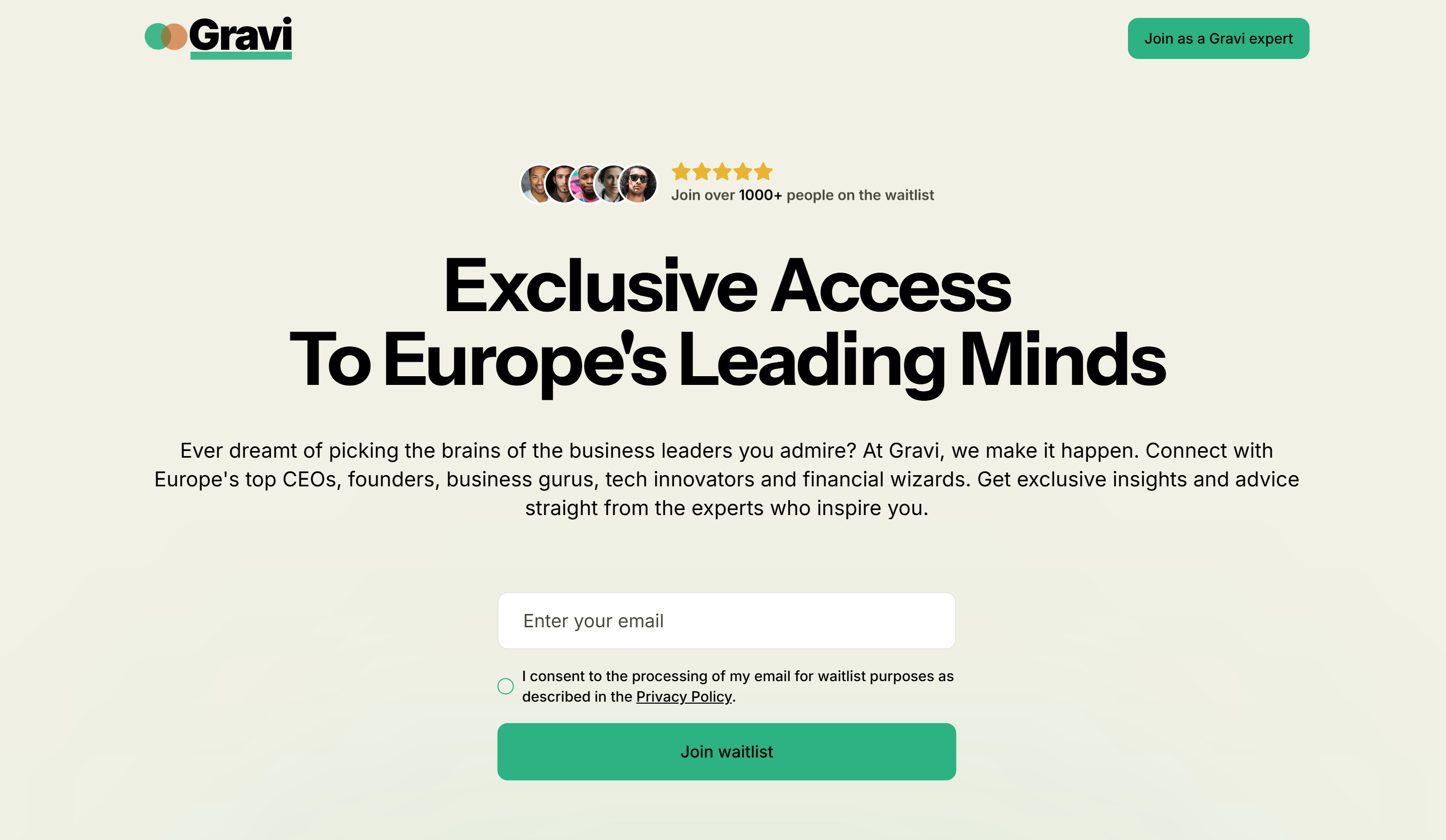 Gravi.co - Acceder a las mejores mentes de Europa media 1