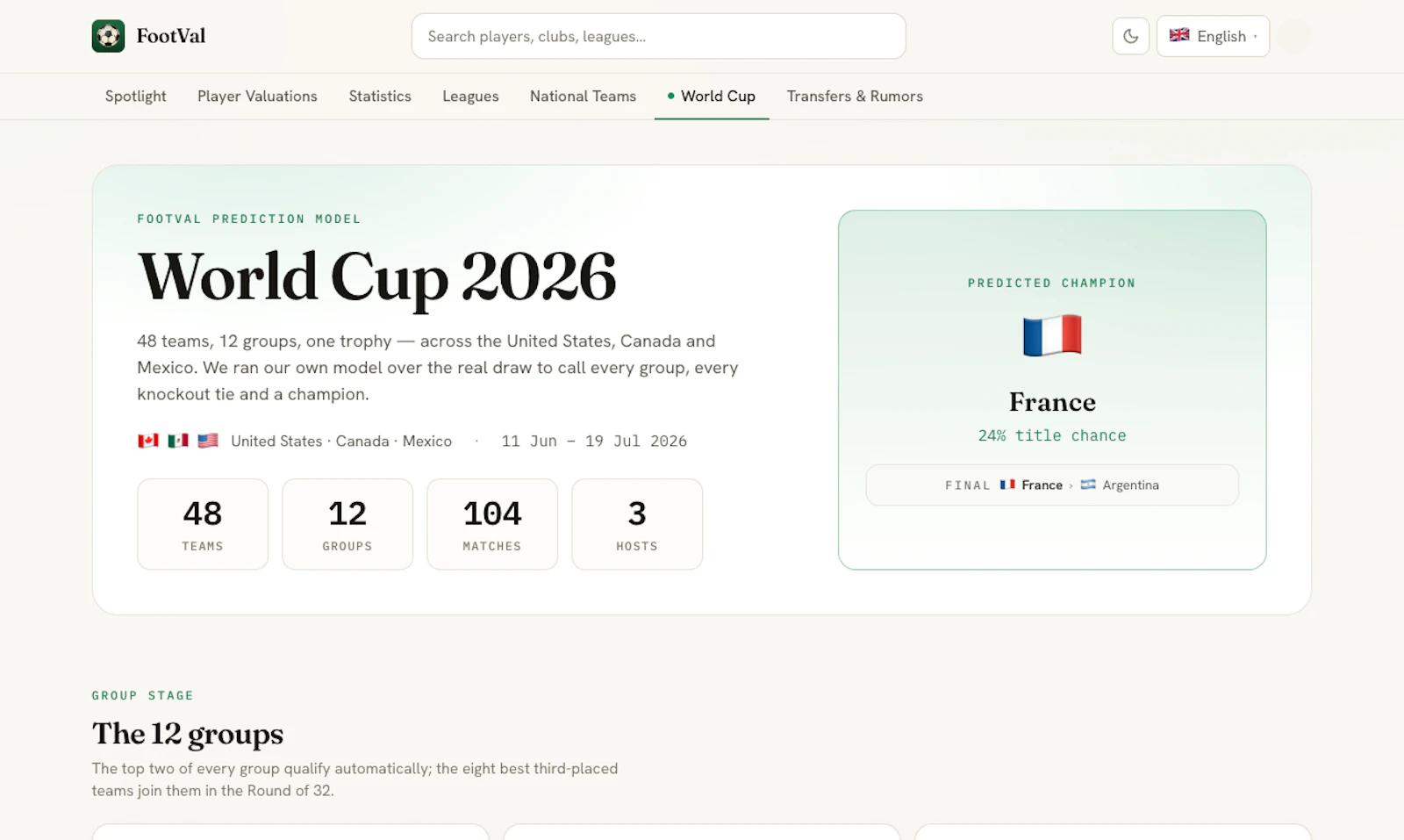FootVal screenshot 1