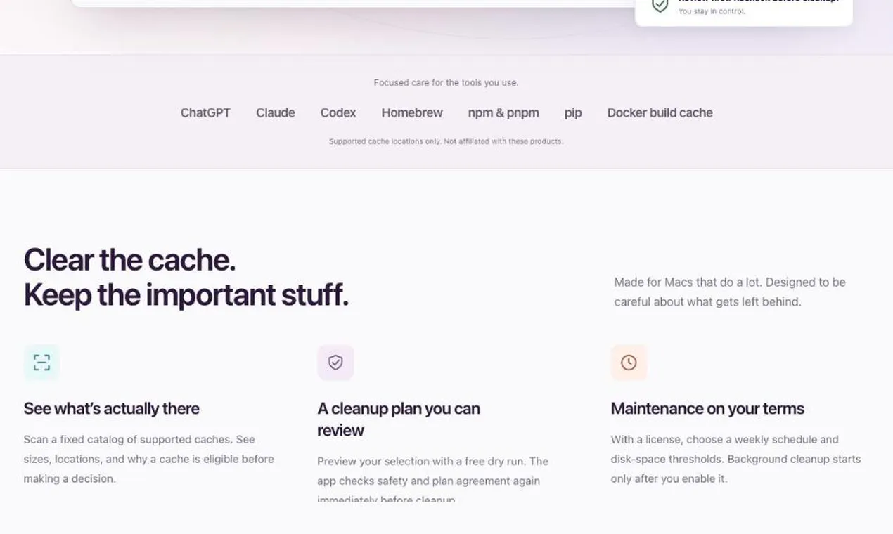 AI Cache Care gallery image