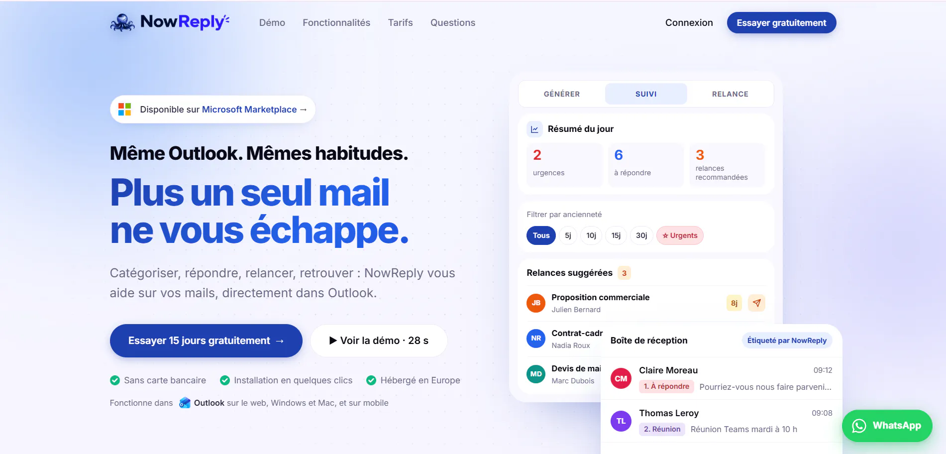NowReply gallery image