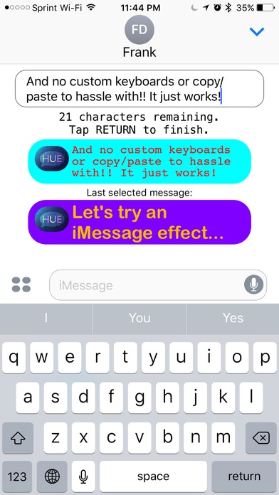 Hue - Color and Fonts for iMessages gallery image