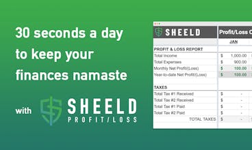 SHEELD P&L Spreadsheet for Entrepreneurs gallery image
