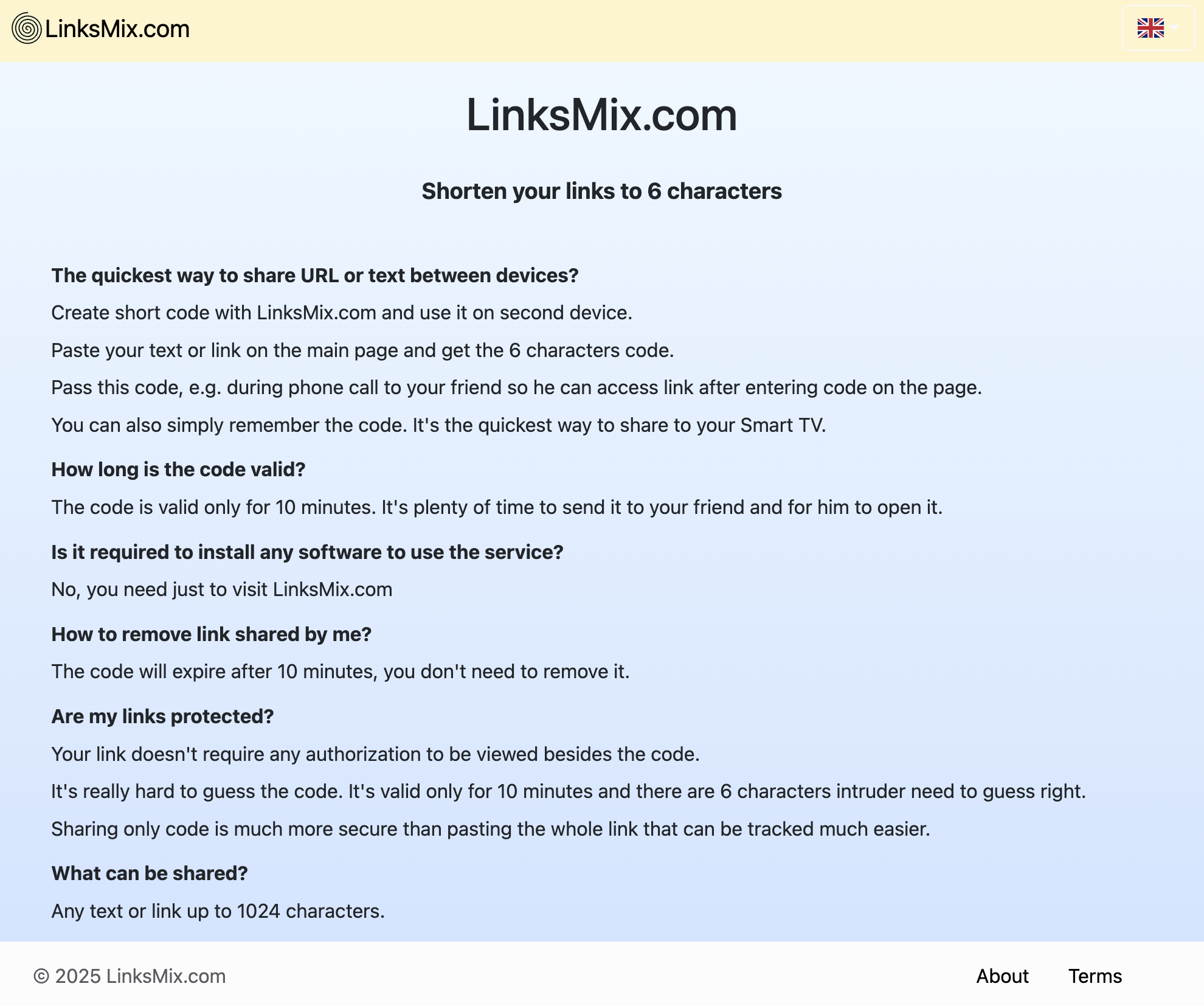 LinksMix.com - Shorten your link or text to 6 characters media 4