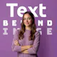 Text Behind Image - Android app