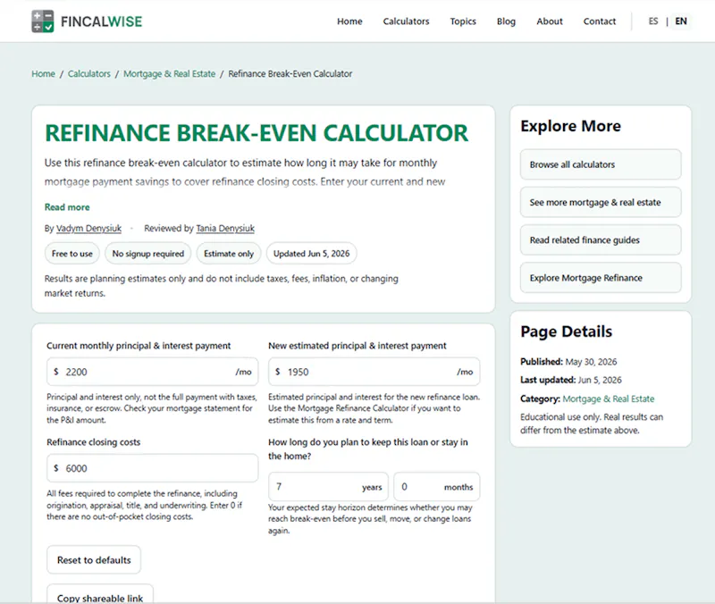 FinCalWise screenshot 4