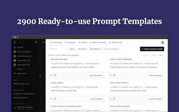ChatGPT Prompt Library gallery image