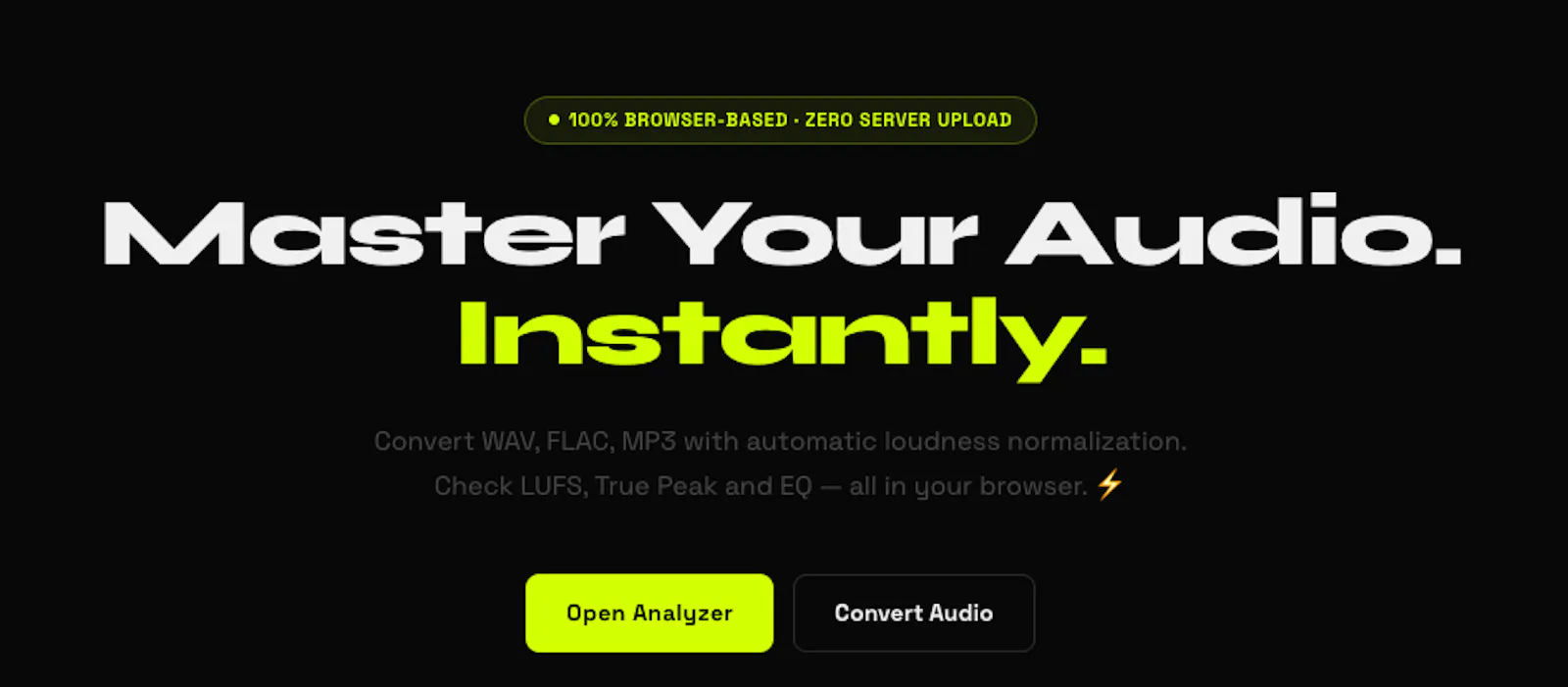 LufsMaster screenshot 1