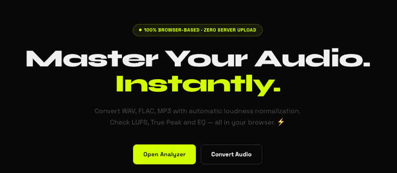 LufsMaster screenshot 1