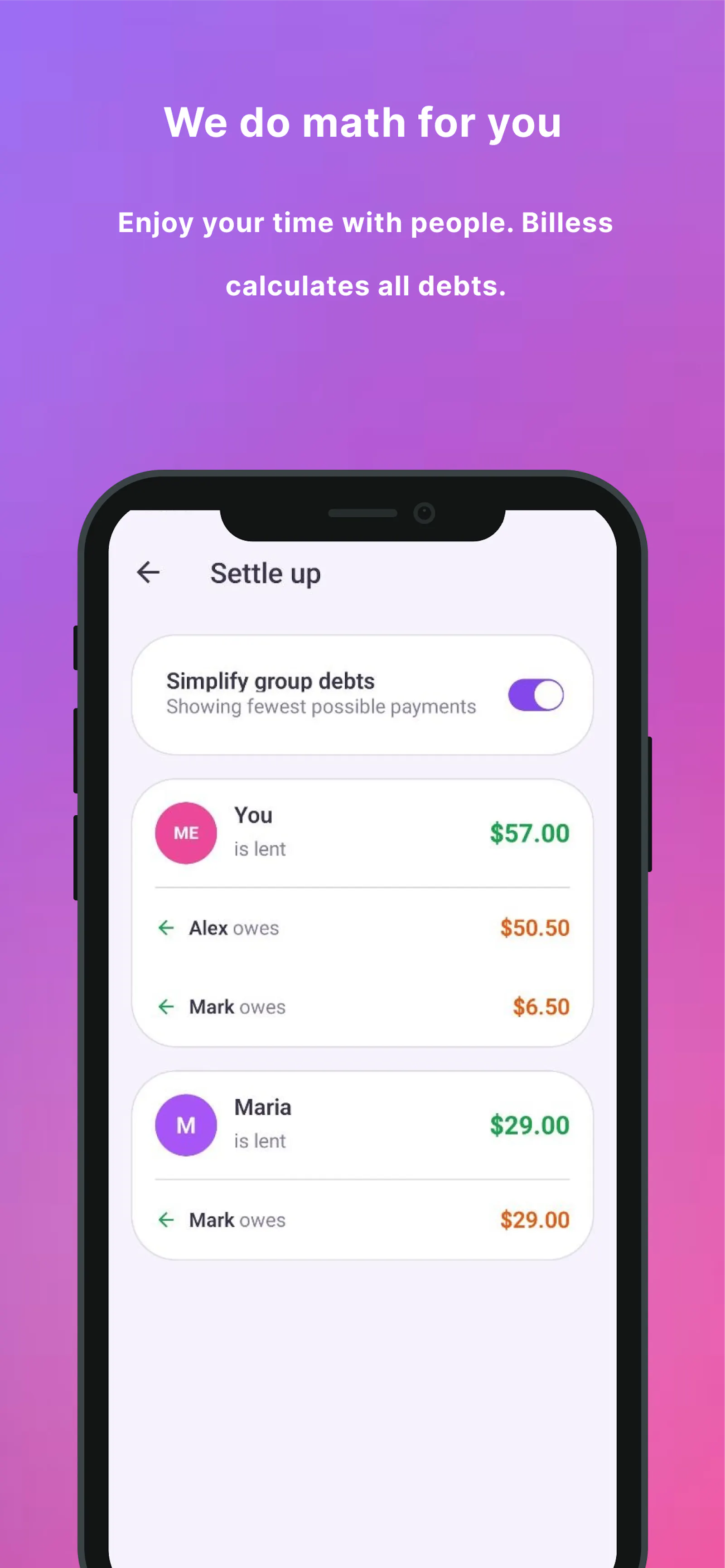 Billess screenshot 2