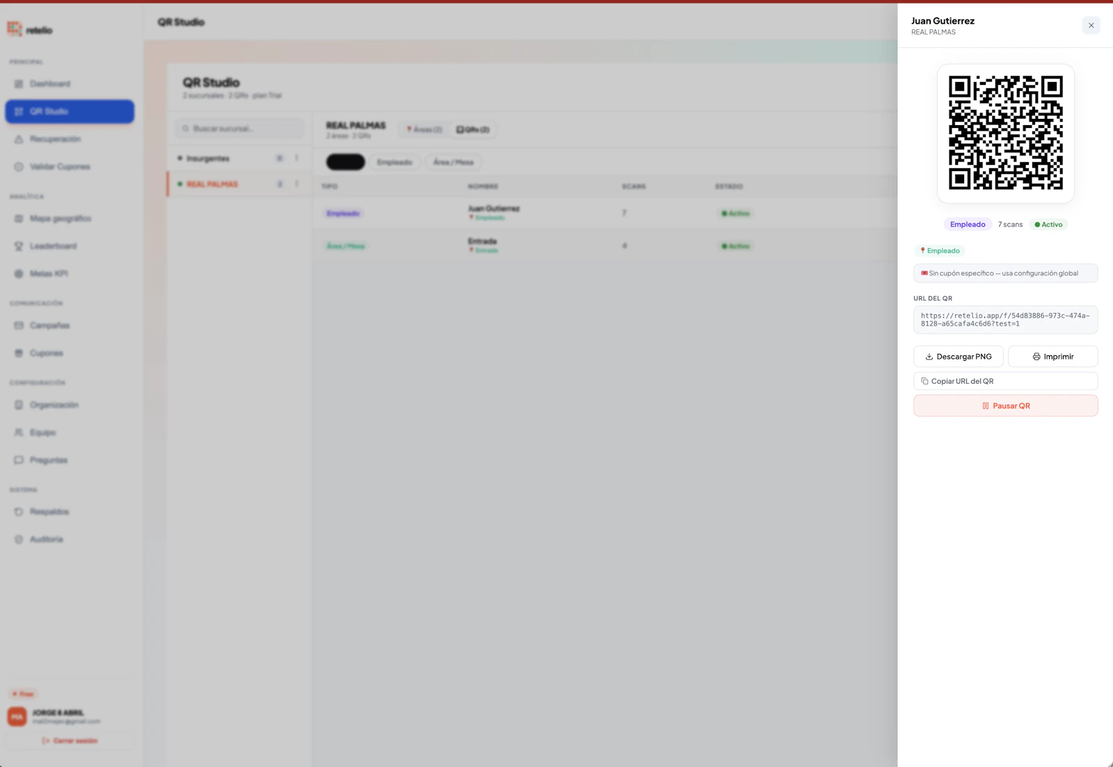 Retelio screenshot 5