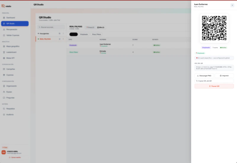 Retelio screenshot 5