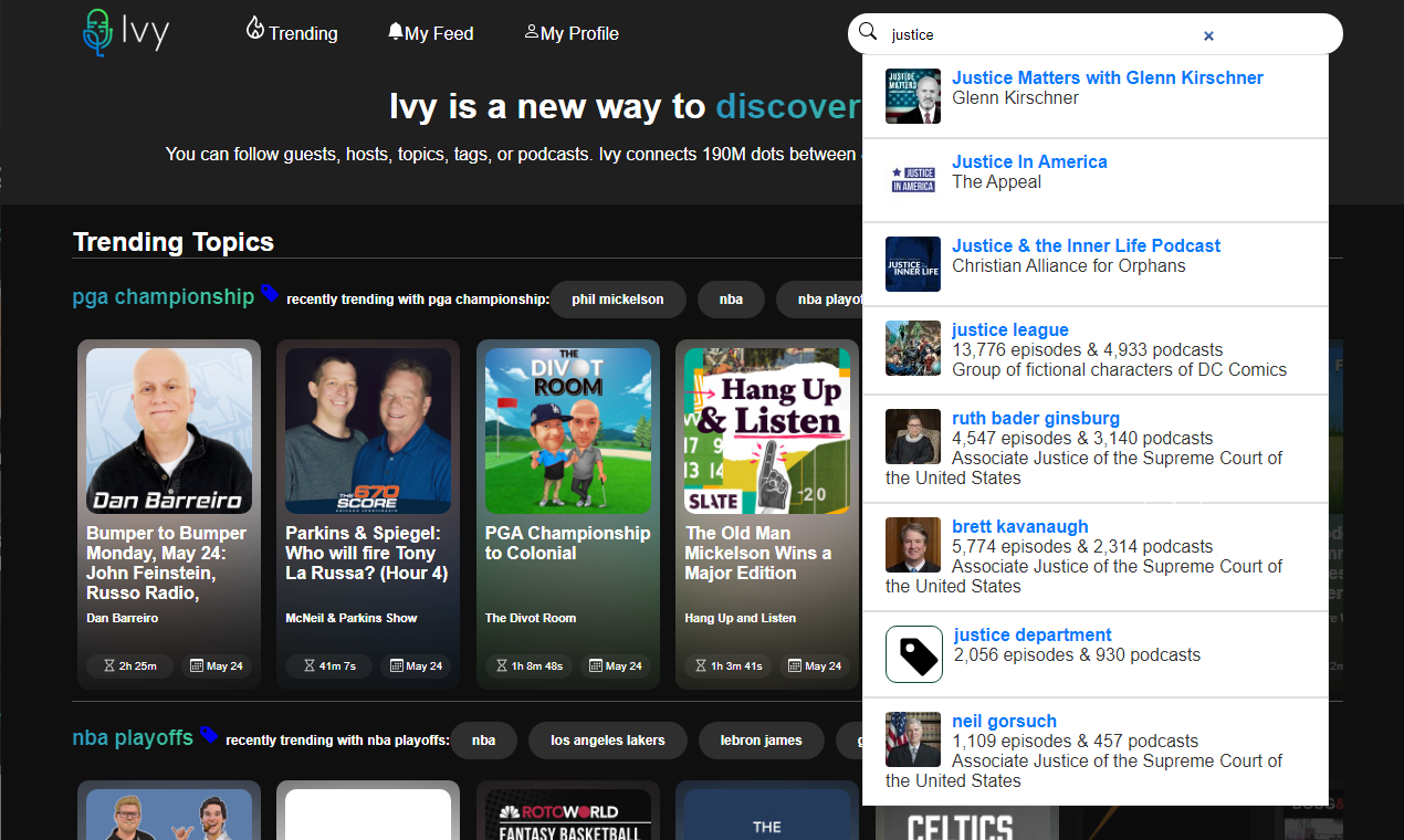 Ivy Podcast Discovery gallery image