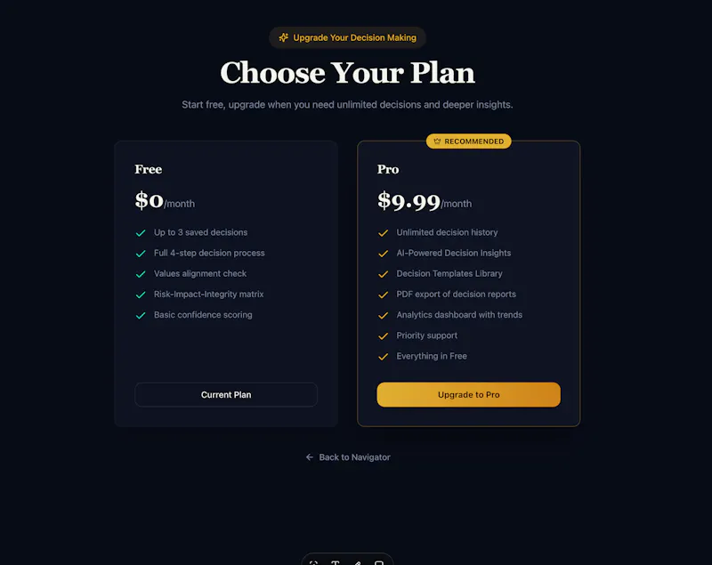 SQ Decision Navigator screenshot 3