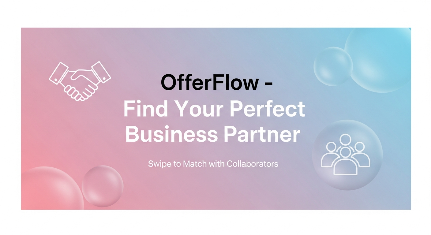 OfferFlow - Main product screenshot demonstrating key features and user interface