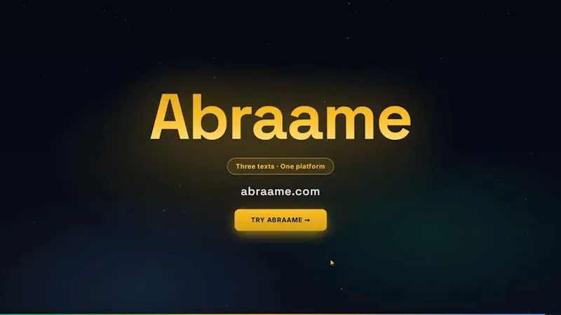 ABRAAME screenshot 1 (video preview)