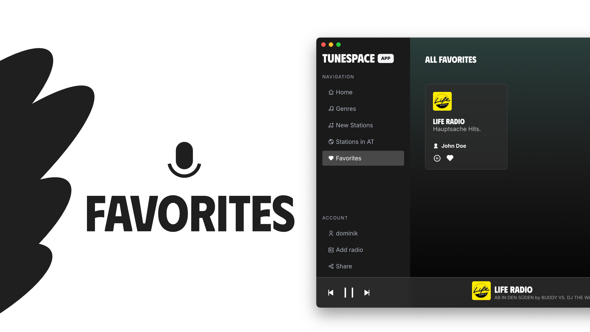 tunespace - Ascolta le stazioni radio senza annunci media 2