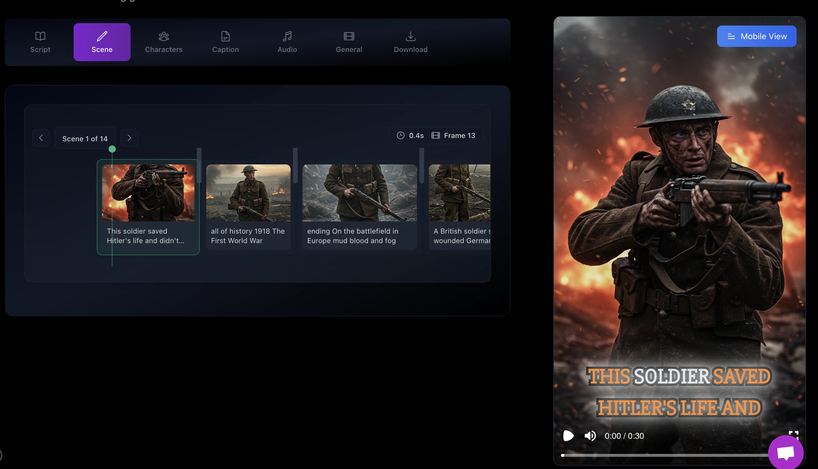 Texttovideo.Bot — product overview and interface preview