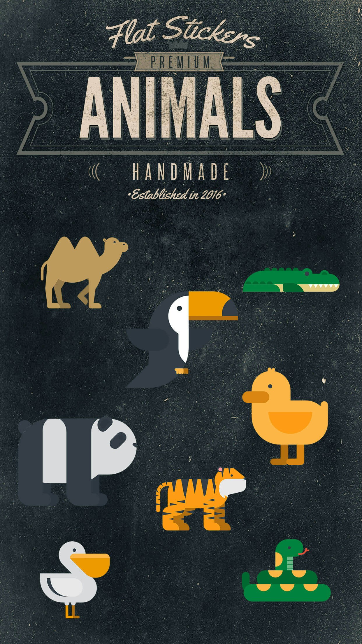 Flatstickers for iOS10 iMessage gallery image