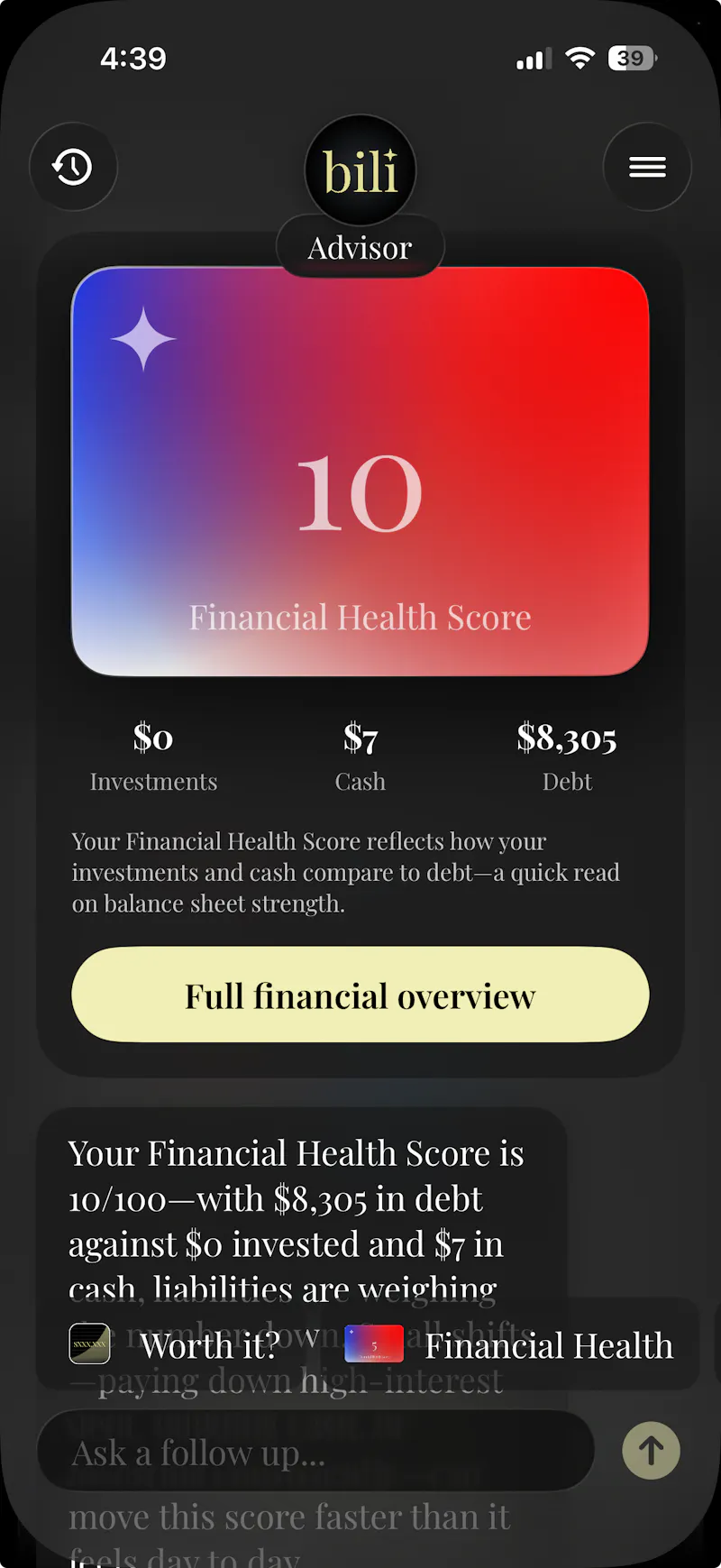 Bili Finance screenshot 3