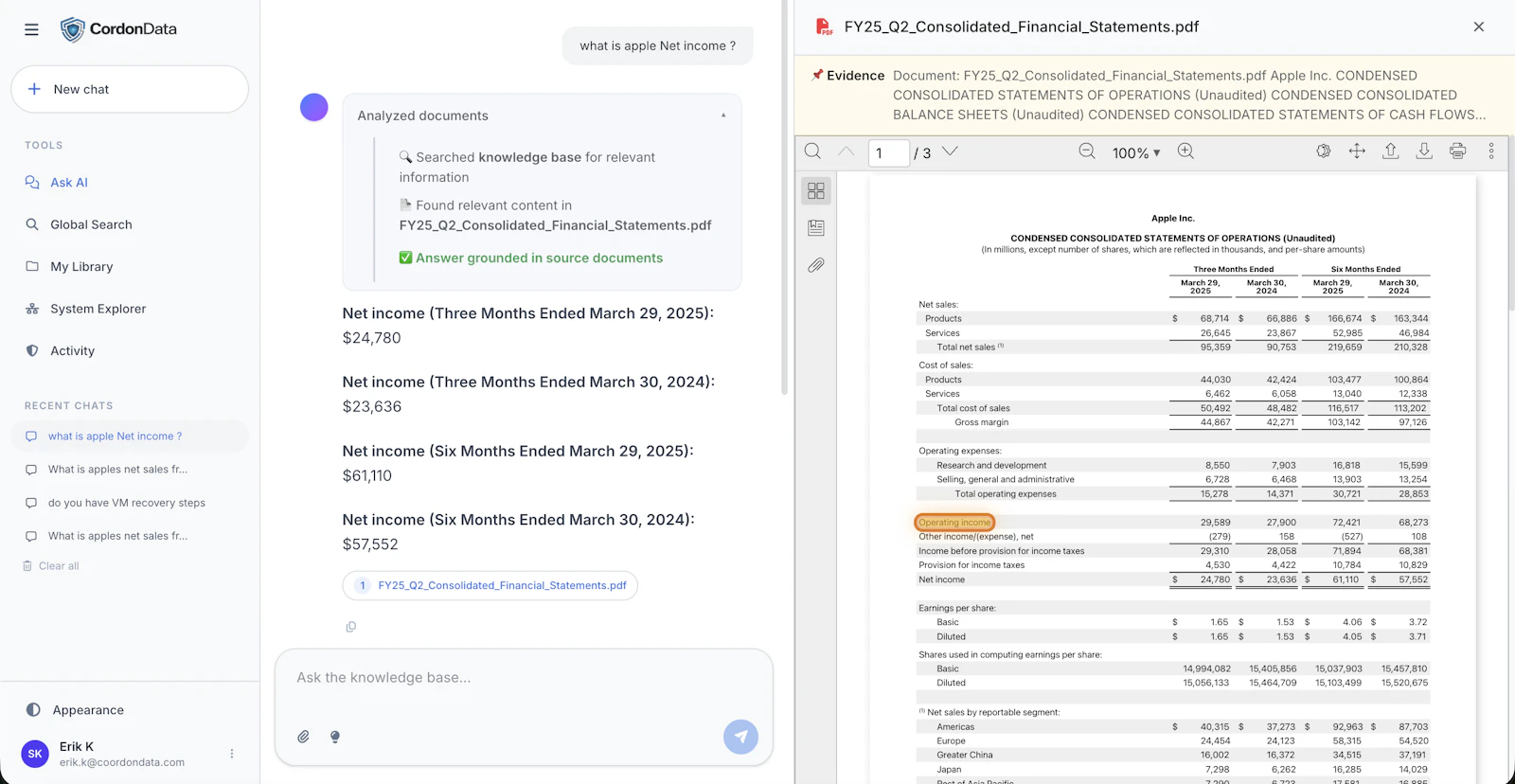 CordonData screenshot 1