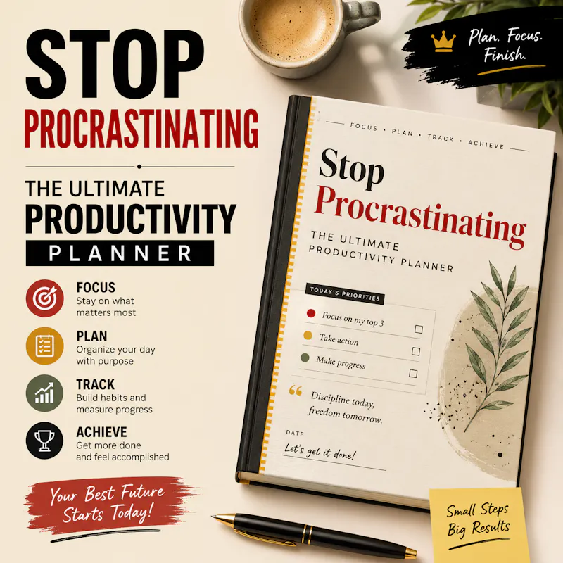 Stop Procrastinating | Notion Planner screenshot 1
