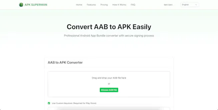 AAB to APK Converter Online gallery image