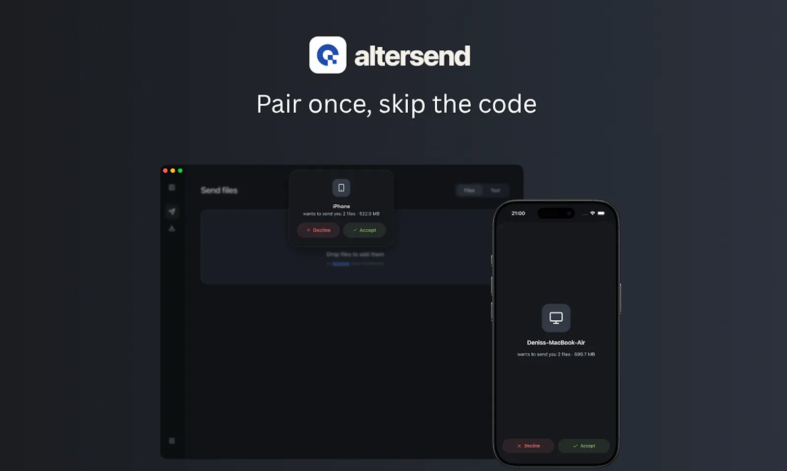 Altersend screenshot 5