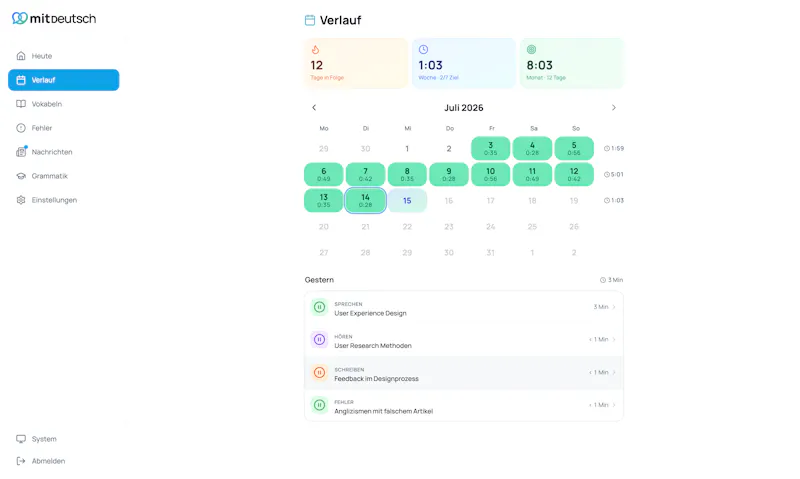 mitDeutsch screenshot 4