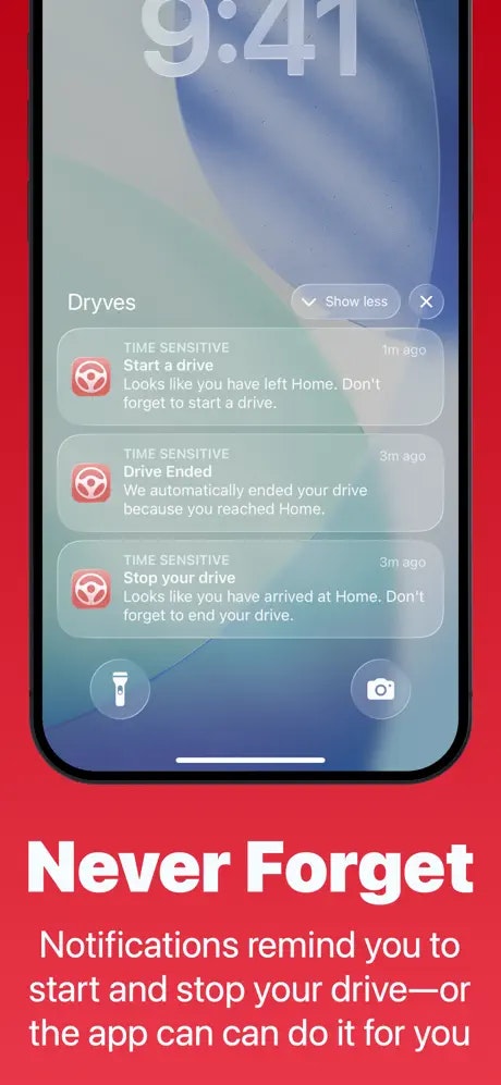 Dryves - Smart Driving Logger - Screenshot 2 showing product features and functionality