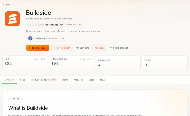 Buildside screenshot 5