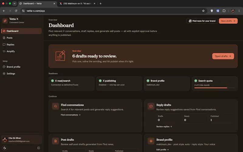 Vetta X screenshot 2