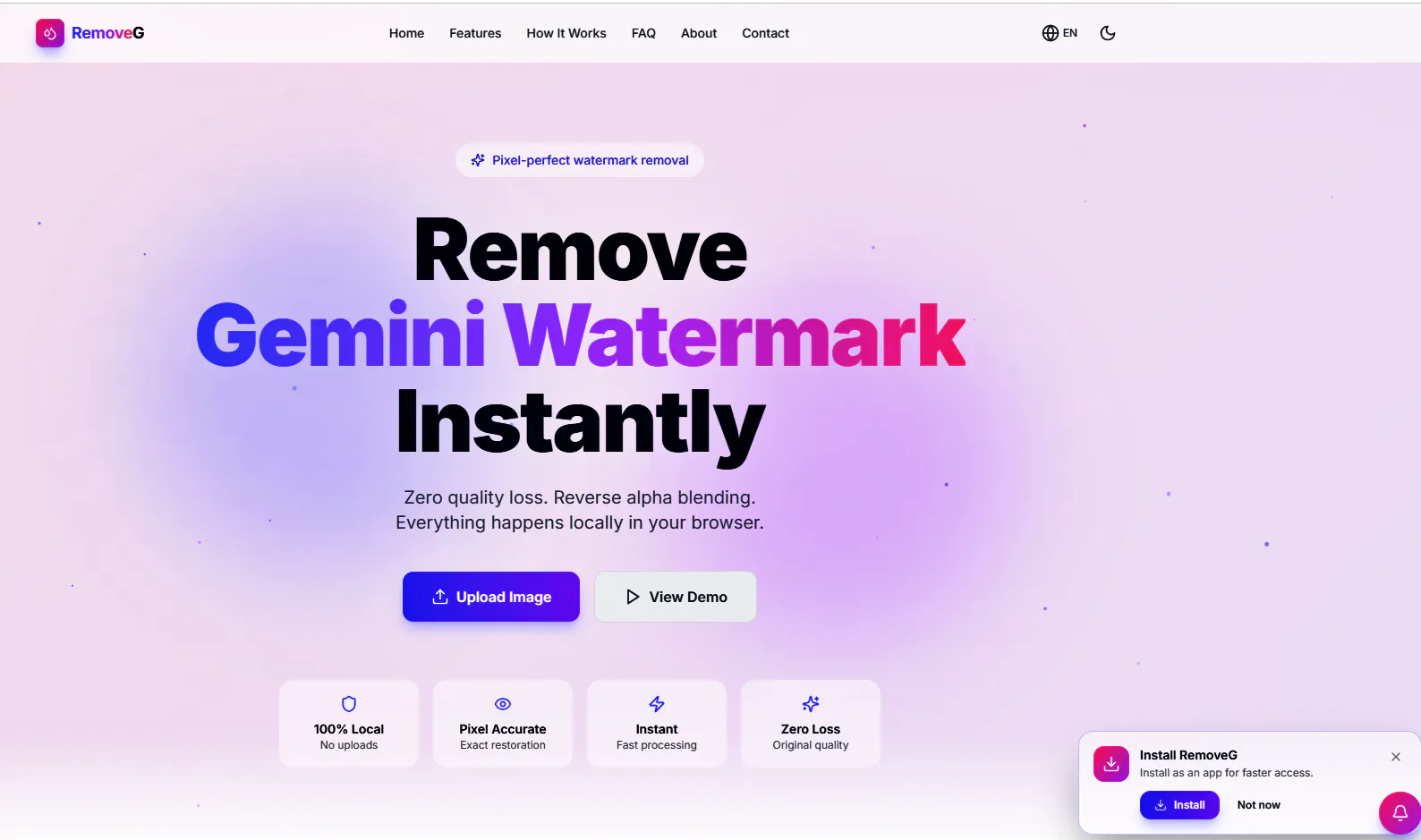 RemoveG gallery image
