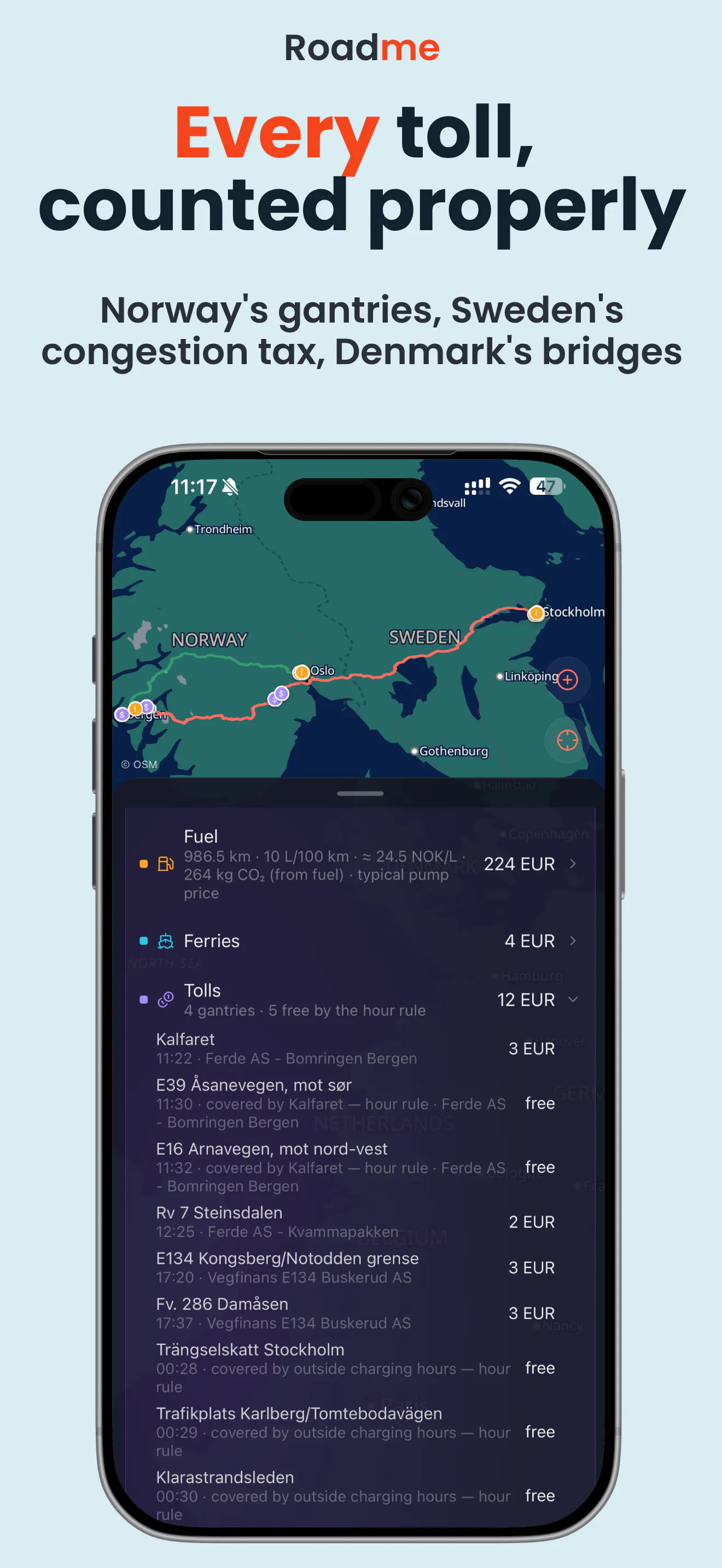 Road.me: Fuel, Toll & Ferry Calculator gallery image
