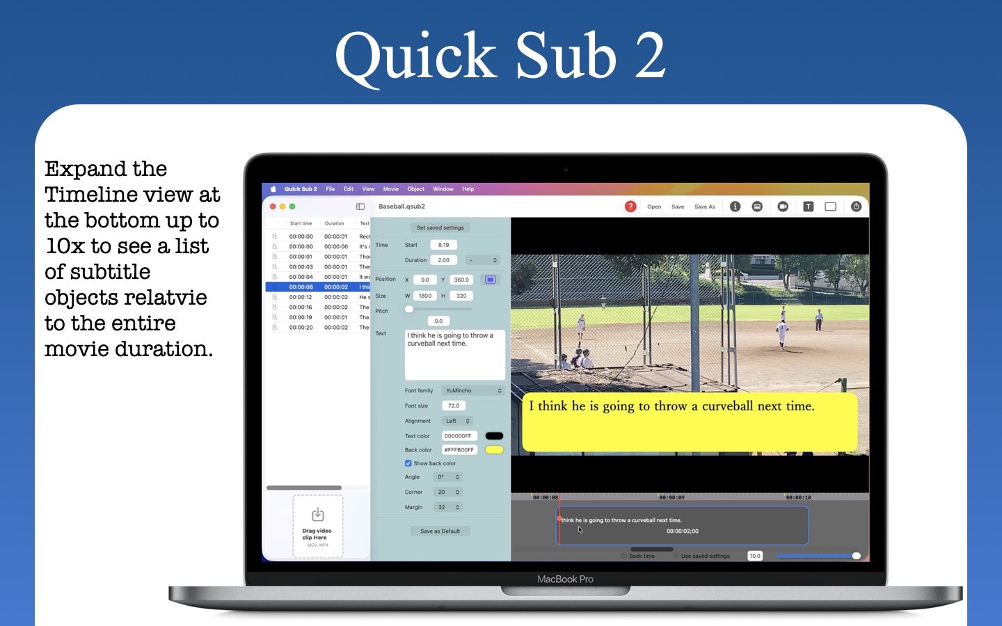 Quick Sub 2: Video Subtitling gallery image