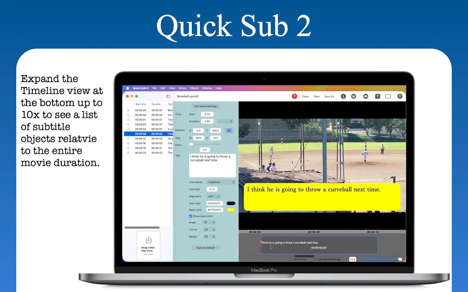 Quick Sub 2: Video Subtitling screenshot 5
