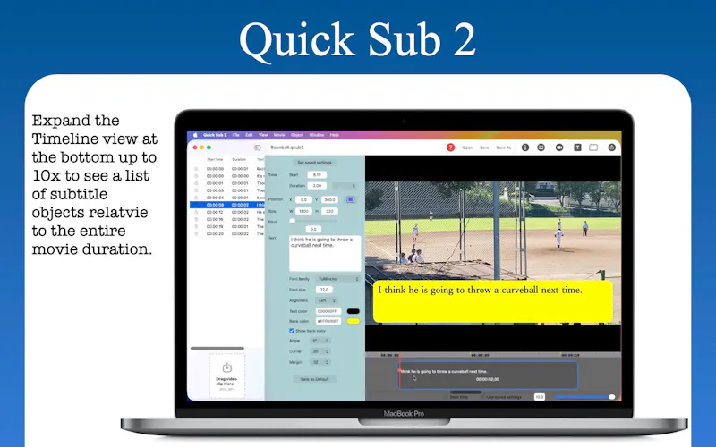 Quick Sub 2: Video Subtitling screenshot 5