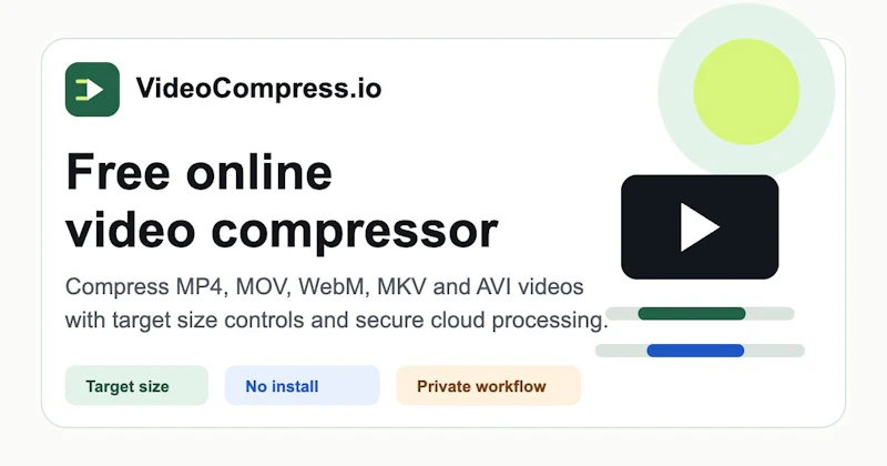 VideoCompress.io screenshot 1