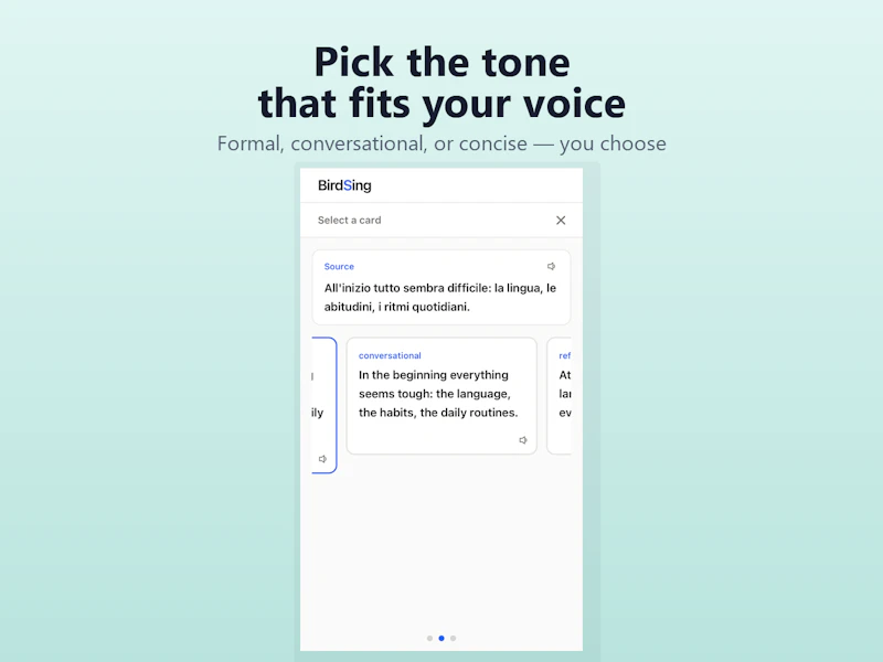 BirdSing screenshot 3