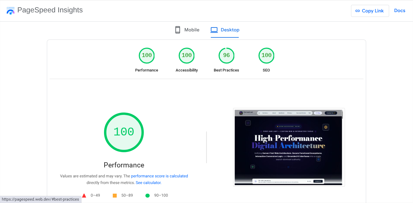First and Last — Web & Interactive Tools - Screenshot 2 showing product features and functionality