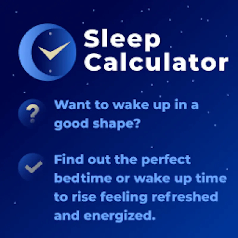 Sleep Calculator screenshot 1